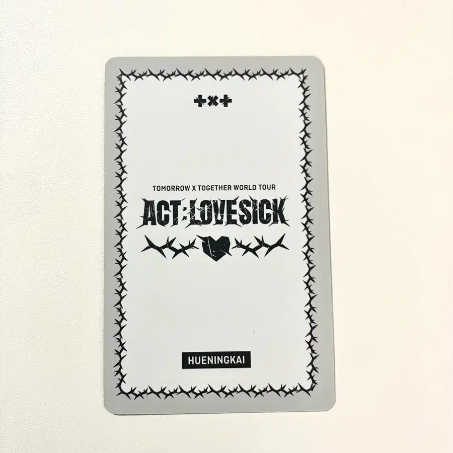 투바투 휴닝카이 <ACT : LOVE SICK>포카