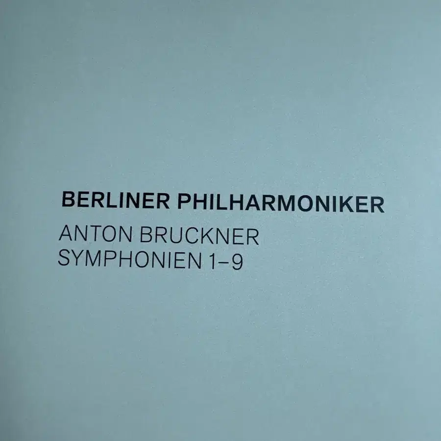 수입] Berliner Philharmoniker - 브루크너 교황곡 (