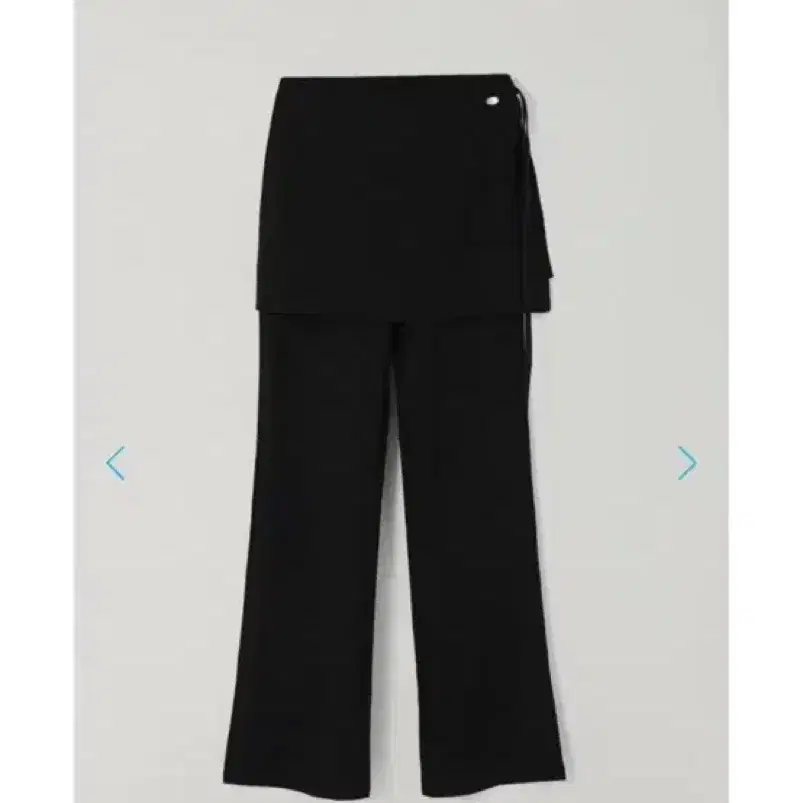 타낫 랩 팬츠 / wrap layered slit pants