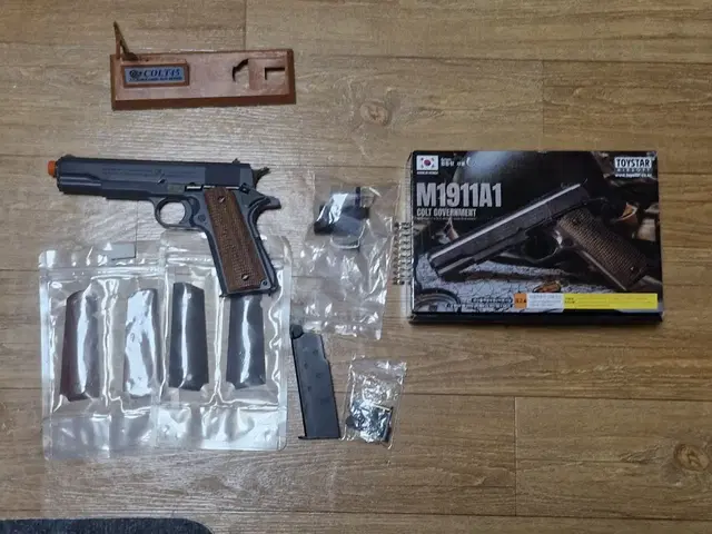 토이스타 콜트 m1911a1 그레이 2022 슬림 풀메탈 우드그립