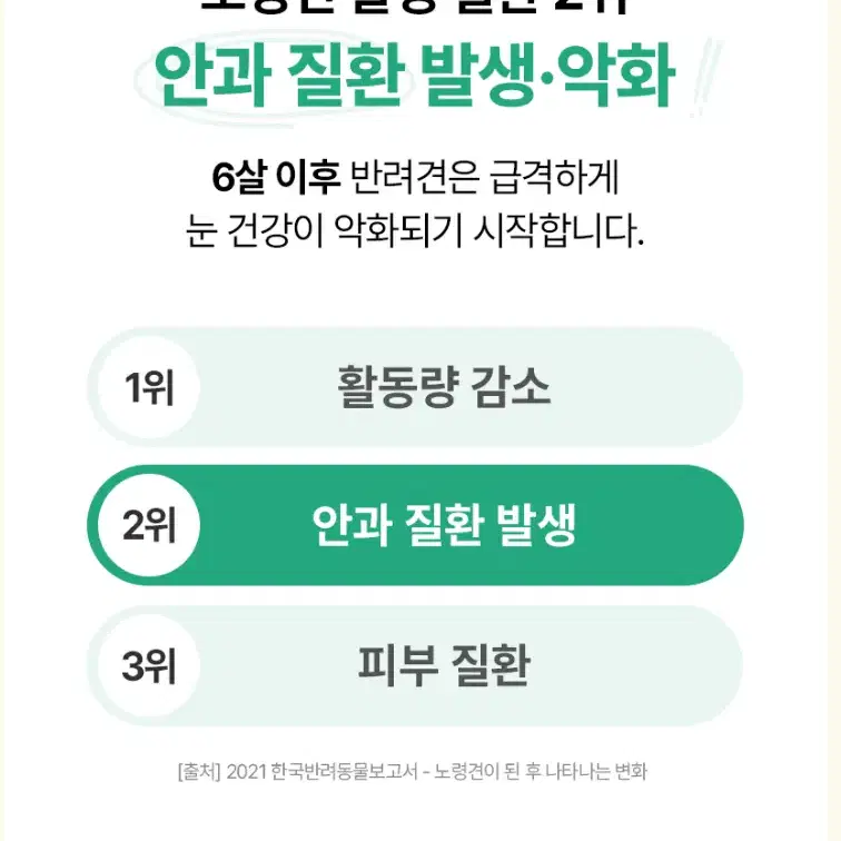 펫생각 데일리케얼 강아지 눈 영양제 눈물자국 냄새 루테인 착색 백내장