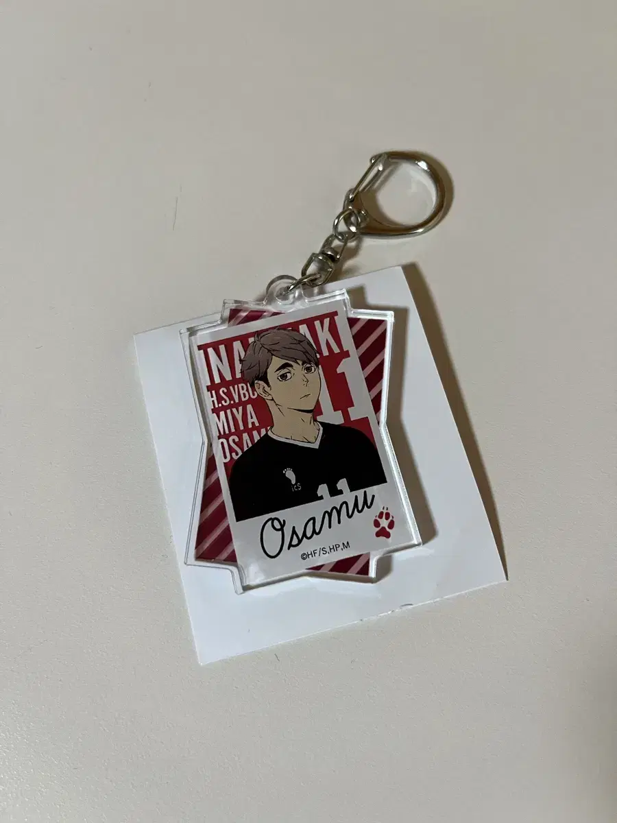 Haikyuu pop up Trading acrylic keyring Osamu