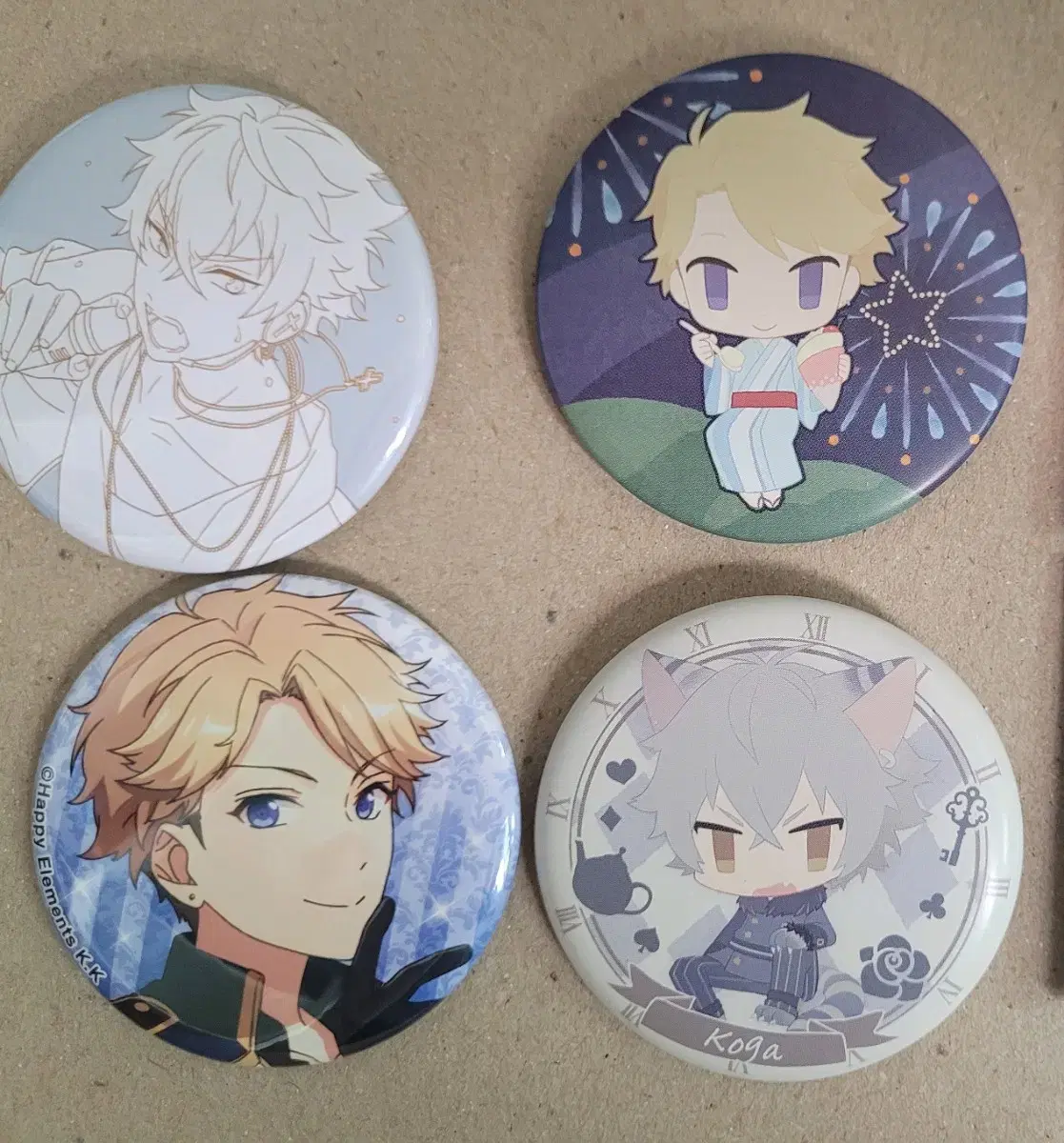 Anstar Ogami Koga Narukami Arashi Canbadge