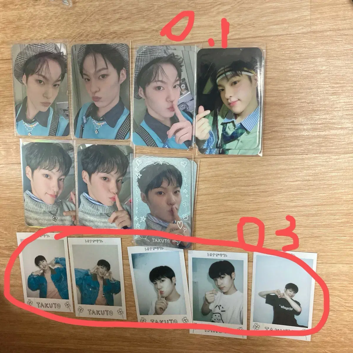 Takuto photocard kit WTS