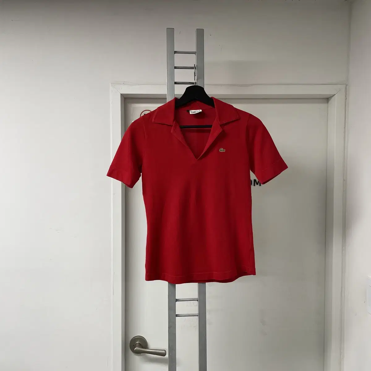 Lacoste PK Short-sleeved Karati Red 38 (W)