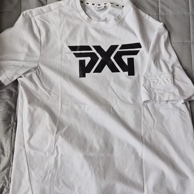 [PXG] 로고 흰색면티 2XL(105~110)