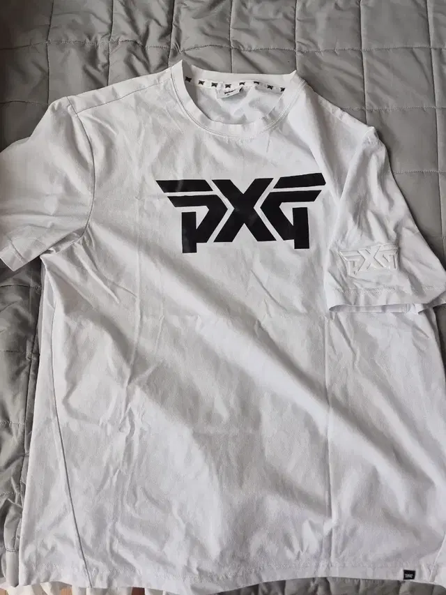 [PXG] 로고 흰색면티 2XL(105~110)