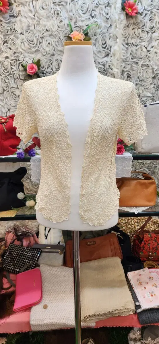 100% cotton knitted cardigan