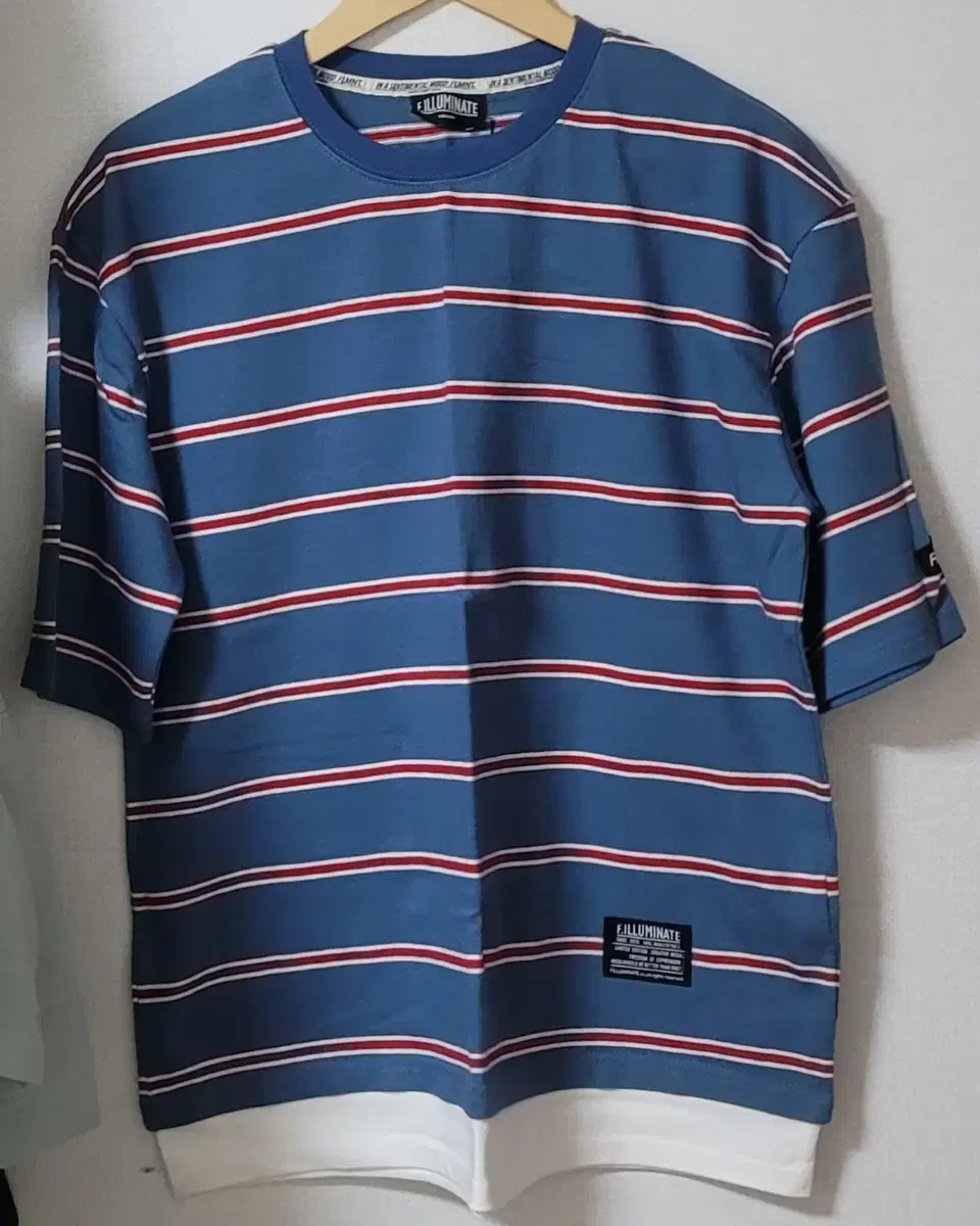 Men's Striped Short Sleeve T-Shirt in Filigree