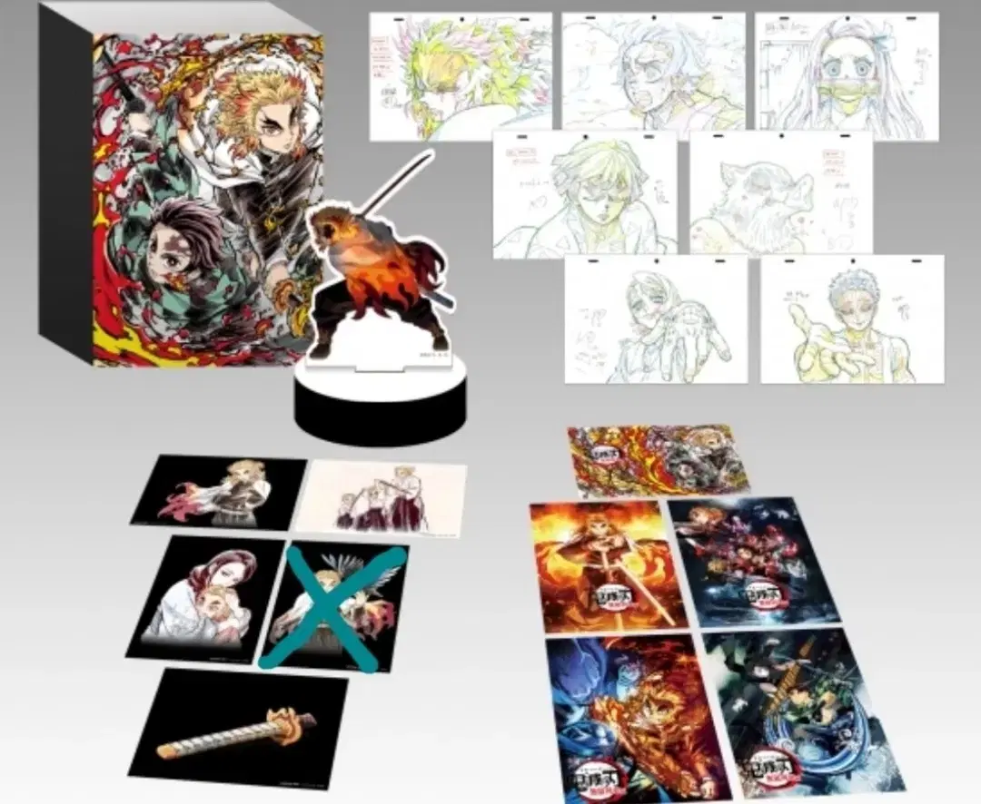 Demon Slayer blu-ray pre-order benefit DVD set pre-order benefit postcard