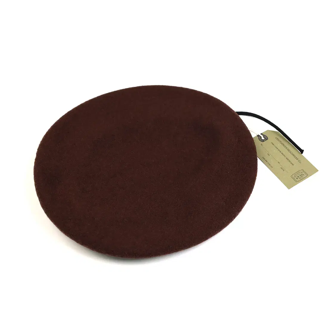 THE H W DOG CO LEATHER BERET 62