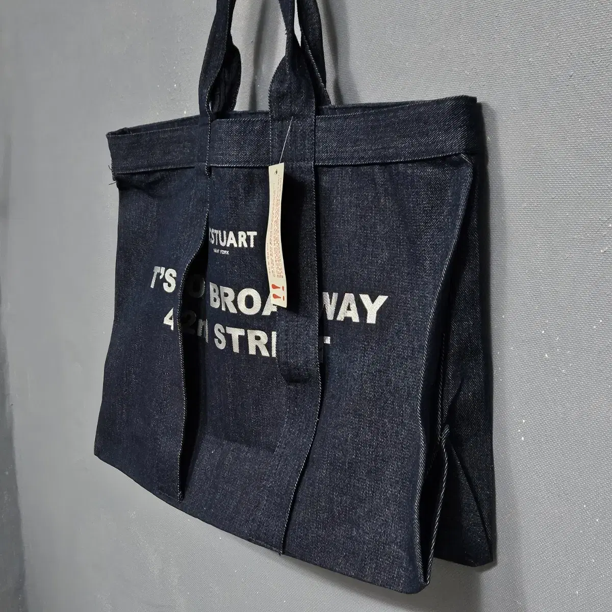 New Product) Mac Stewart Indigo Cabas Tote Bag