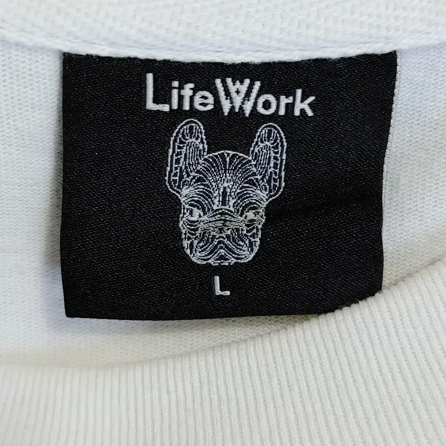 Life Work 라이프워커 반팔 라운드티(화이트)