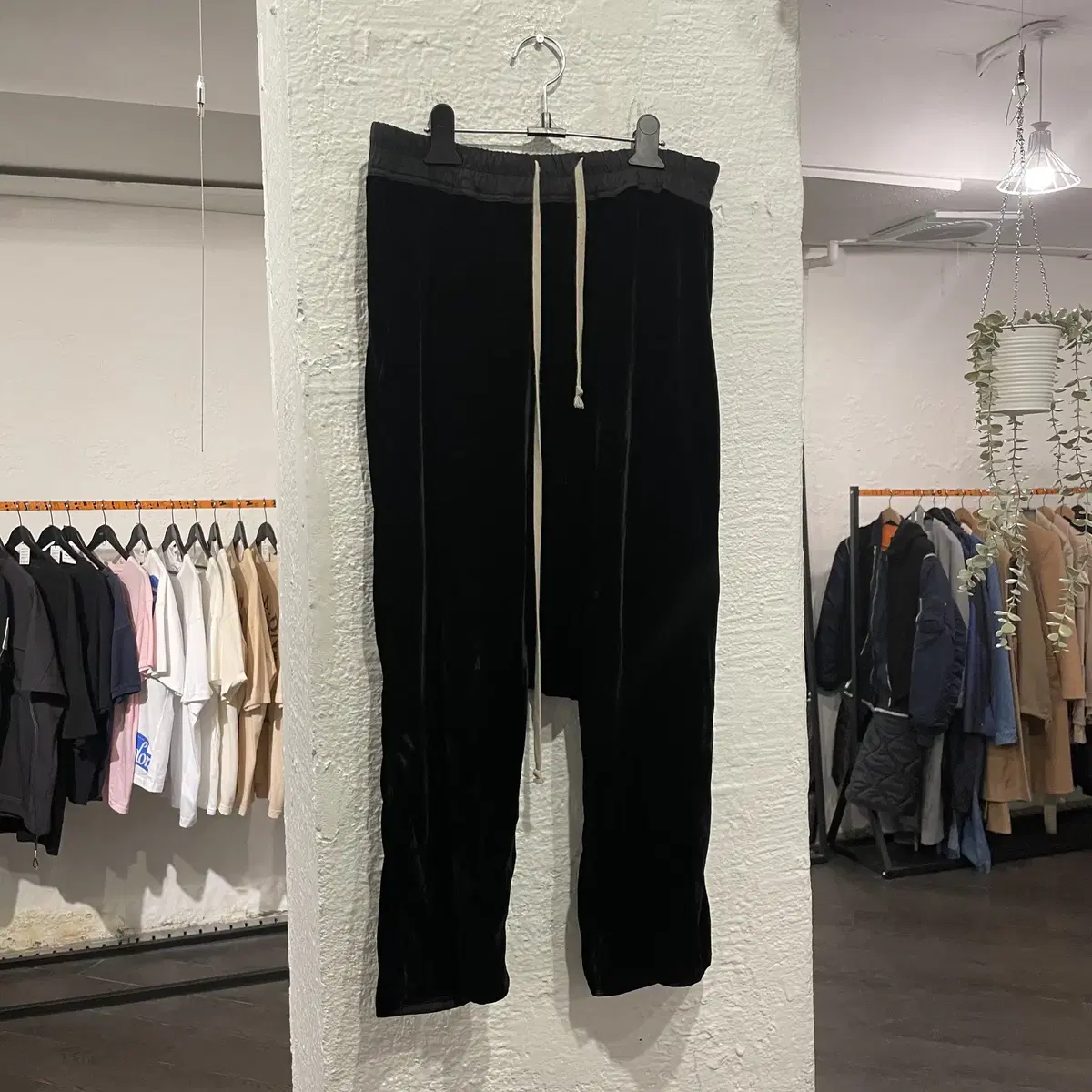 Rick Owens Velvet Saruel Pants