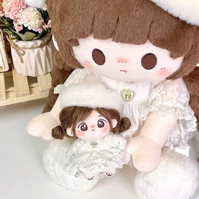 백차월광 10cm 솜인형옷 인형옷 현물 양도