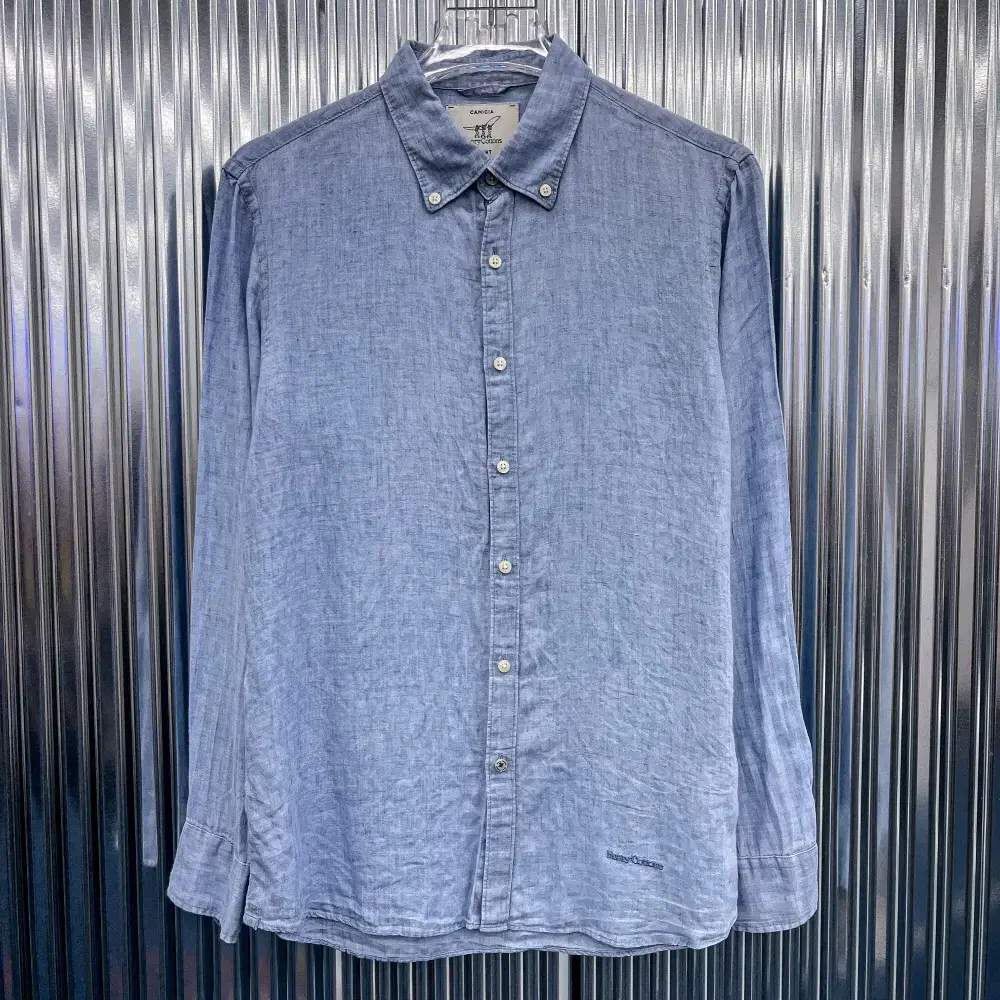 henry cotton denim shirt (domestic M)-N728