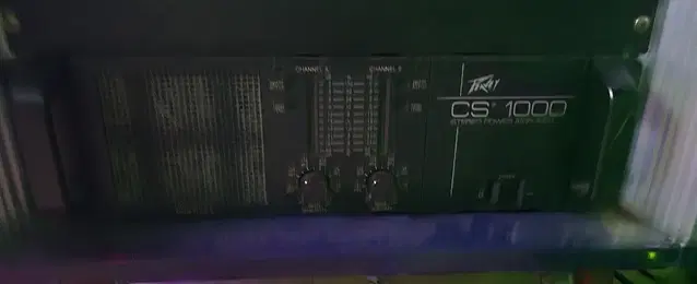 피베이 CS-1000 파워앰프. SM-15B 모니터 스피커