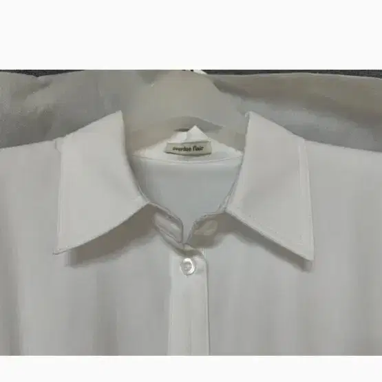 [오버듀플레어_새상품] shirring white long shirt