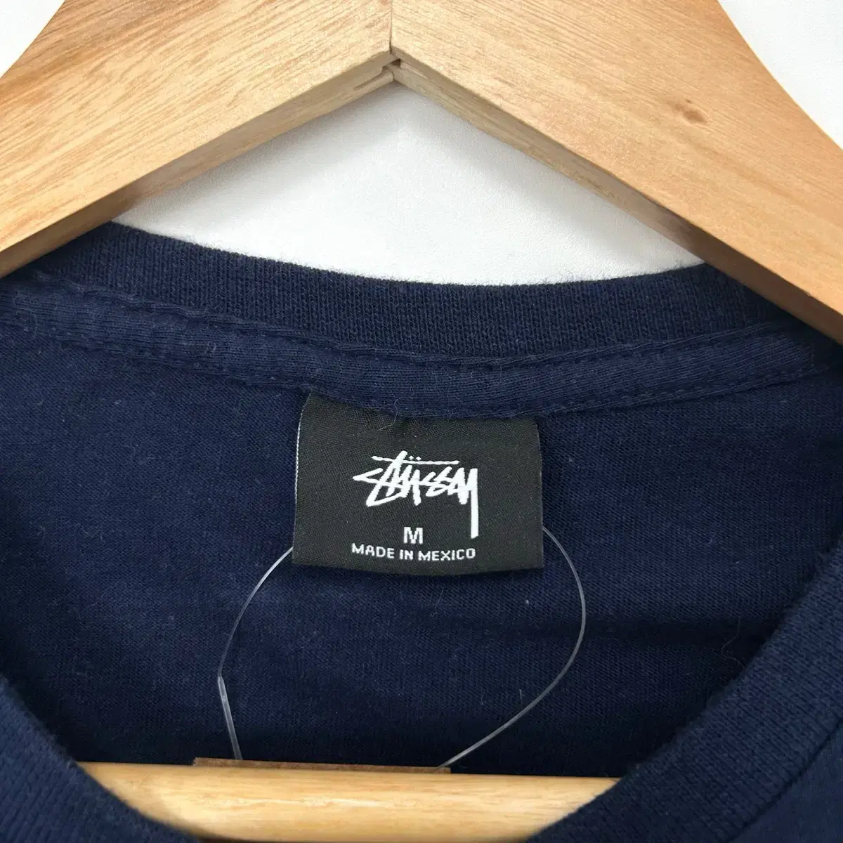 Stussy 스투시 스펠아웃 네이비 반팔티