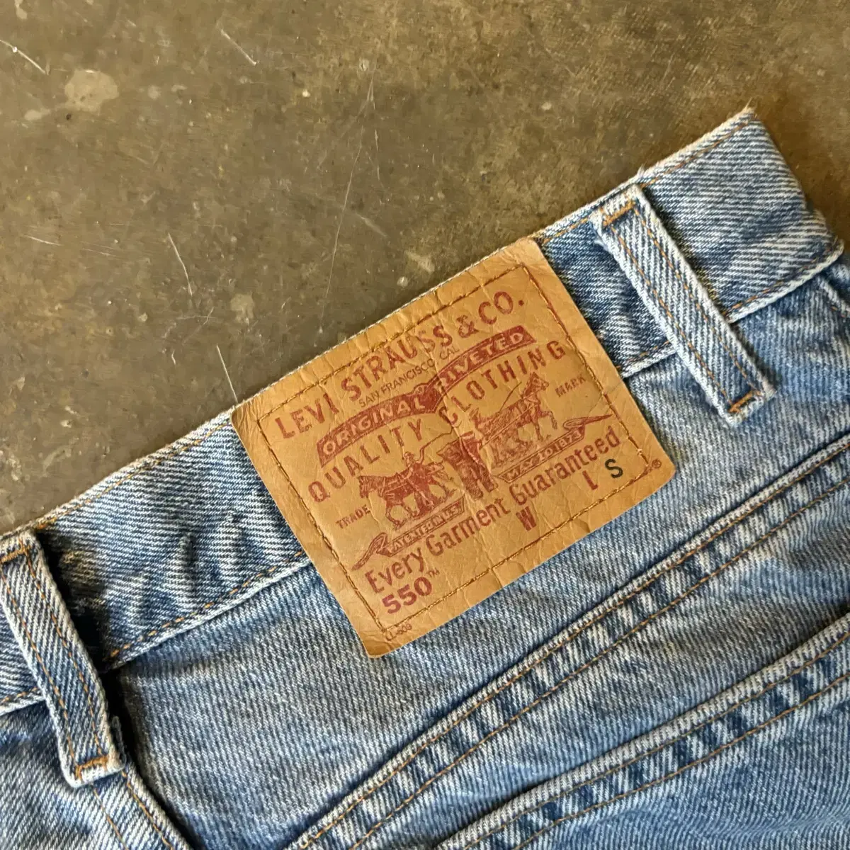 90s levis 550 short pants