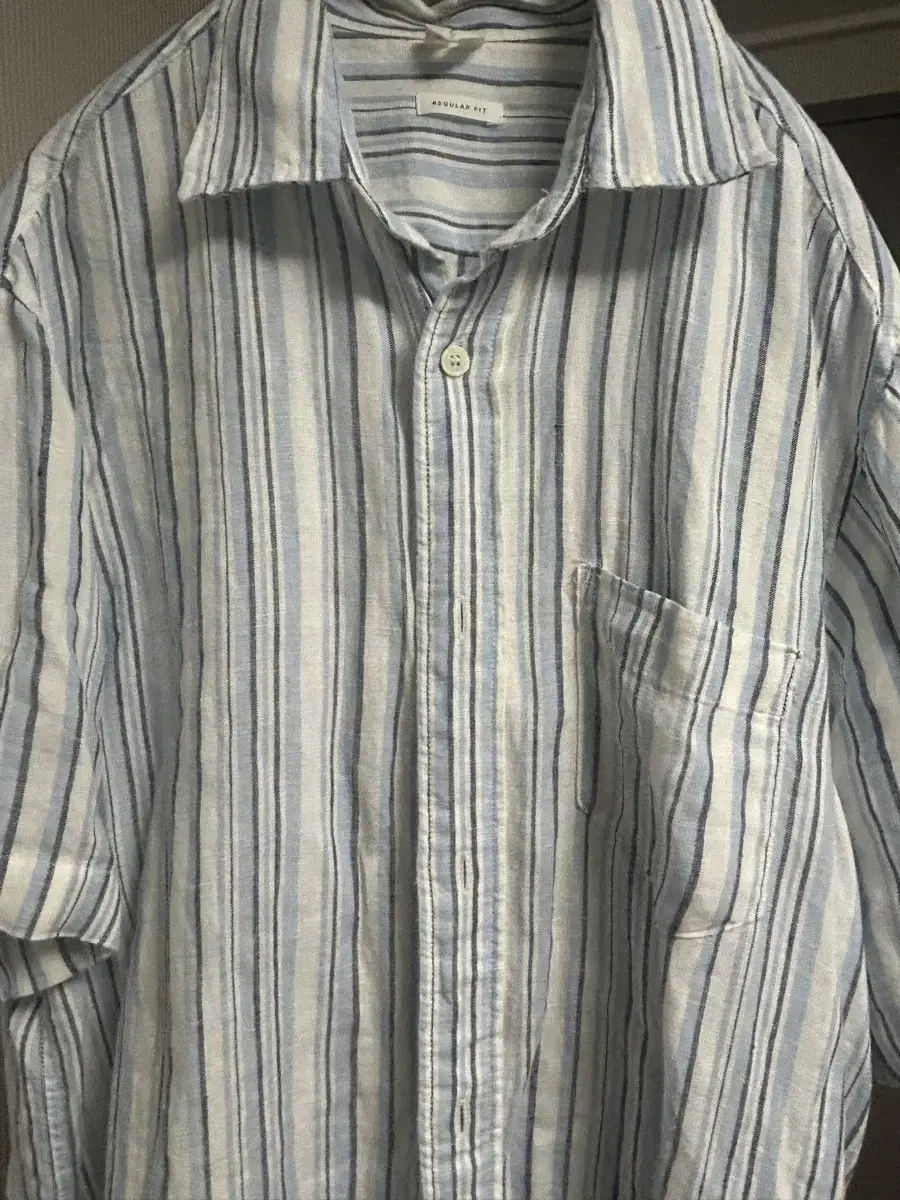 Arquette striped short-sleeved shirt size100