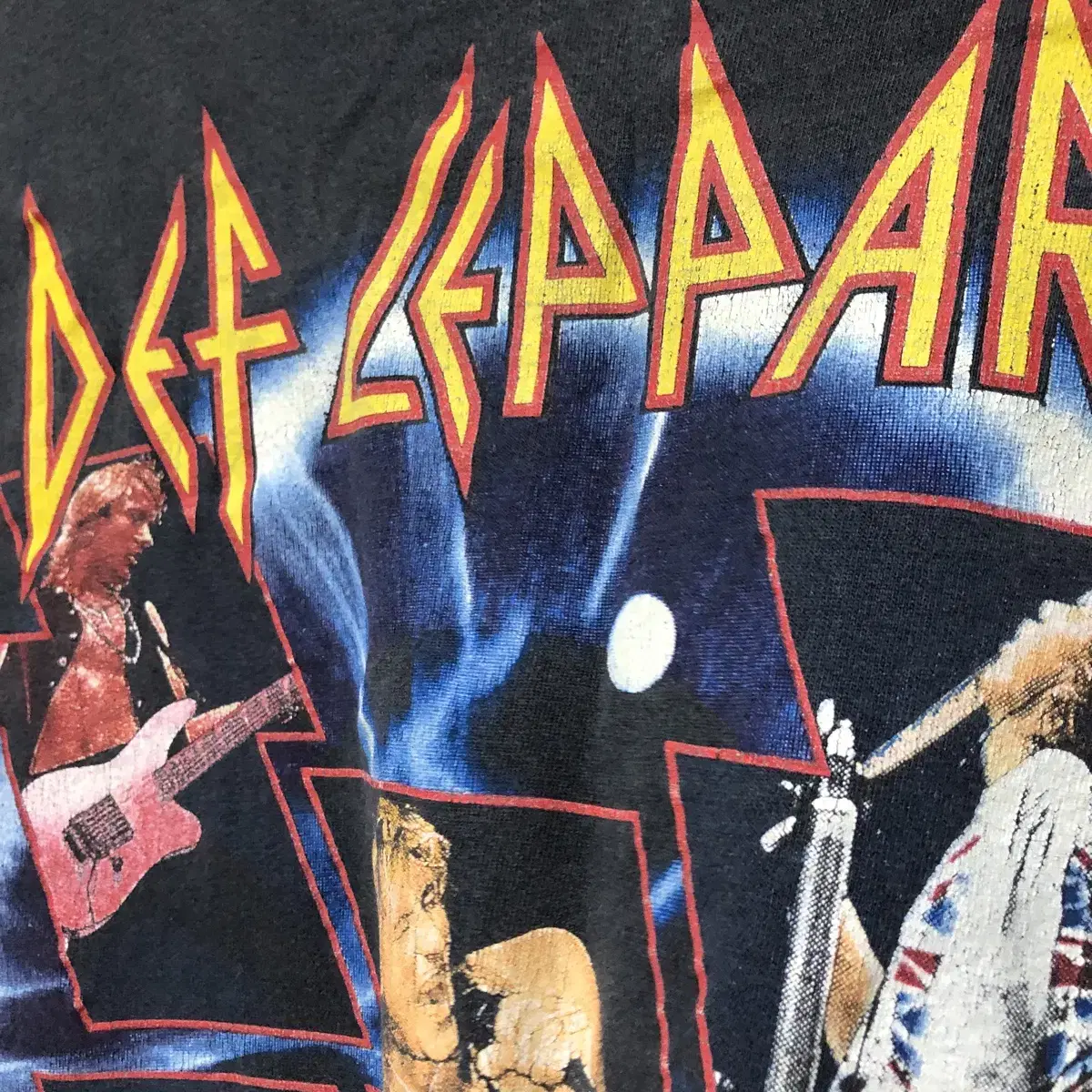 90s def leppard 투어 티셔츠