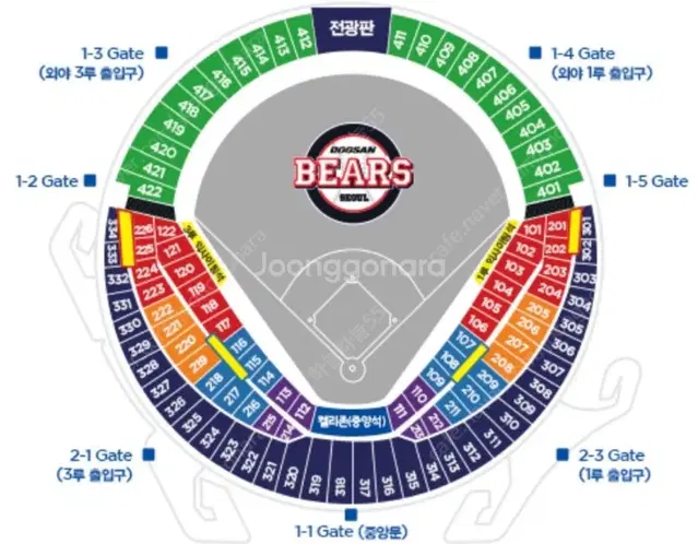 7월 25일 잠실 키움 윈터시구 좌통 2연석