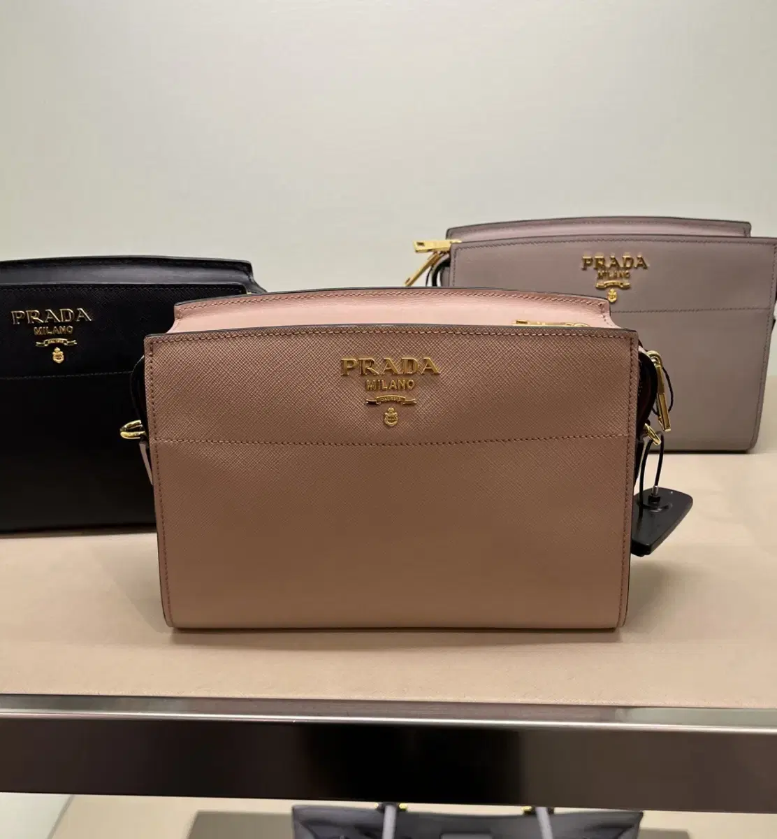 Prada Store Original Saffiano Crossbody Bag