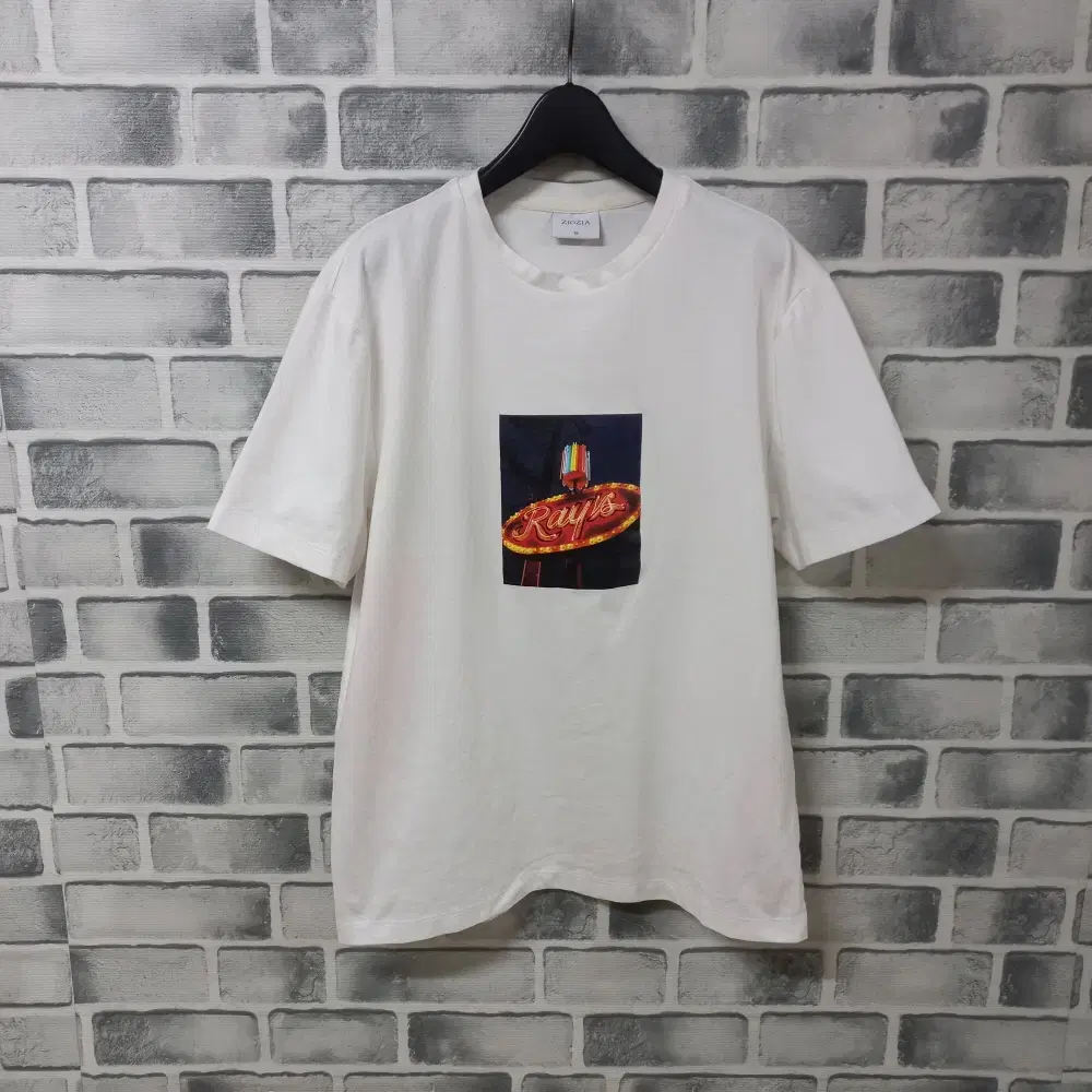 7-21/JIA White Print Tee Men95