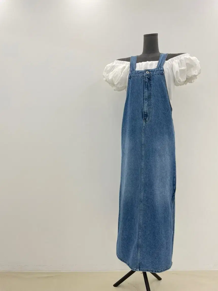 elf denim long one piece