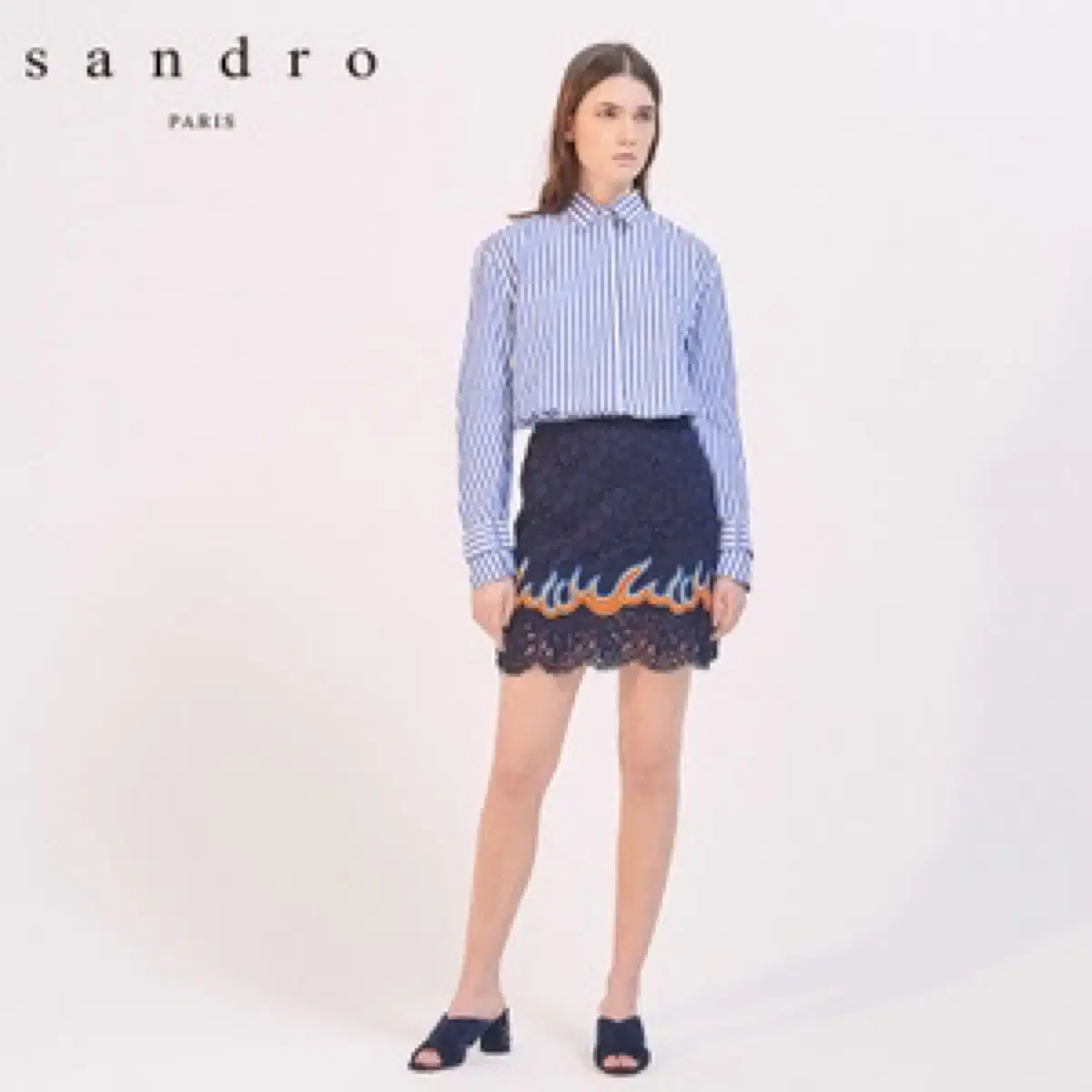 Sandro lace skirt