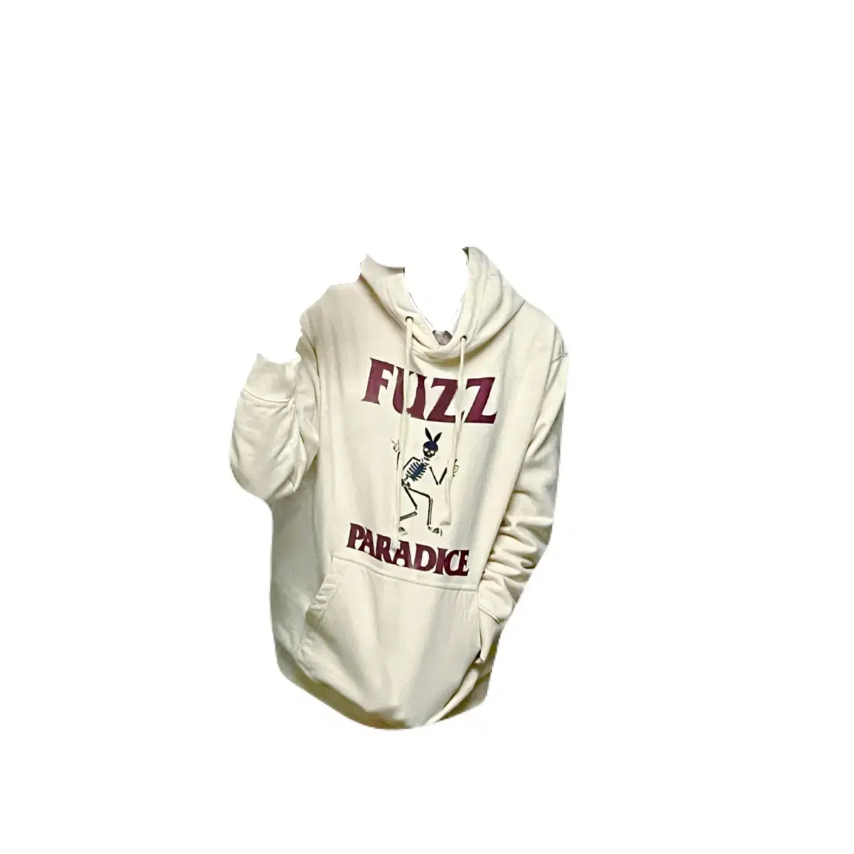 Fuzz bunny bone hoodie 퍼즈 후드티))