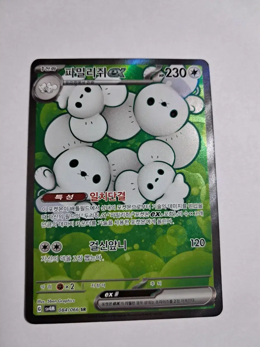 Pokémon Card Familias EX SR