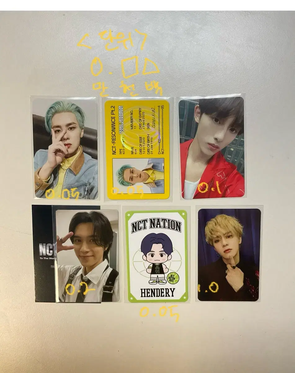 Way V Photocard photocard sell Best Price bulk Fast Delivery Way V kun winwin Hendery