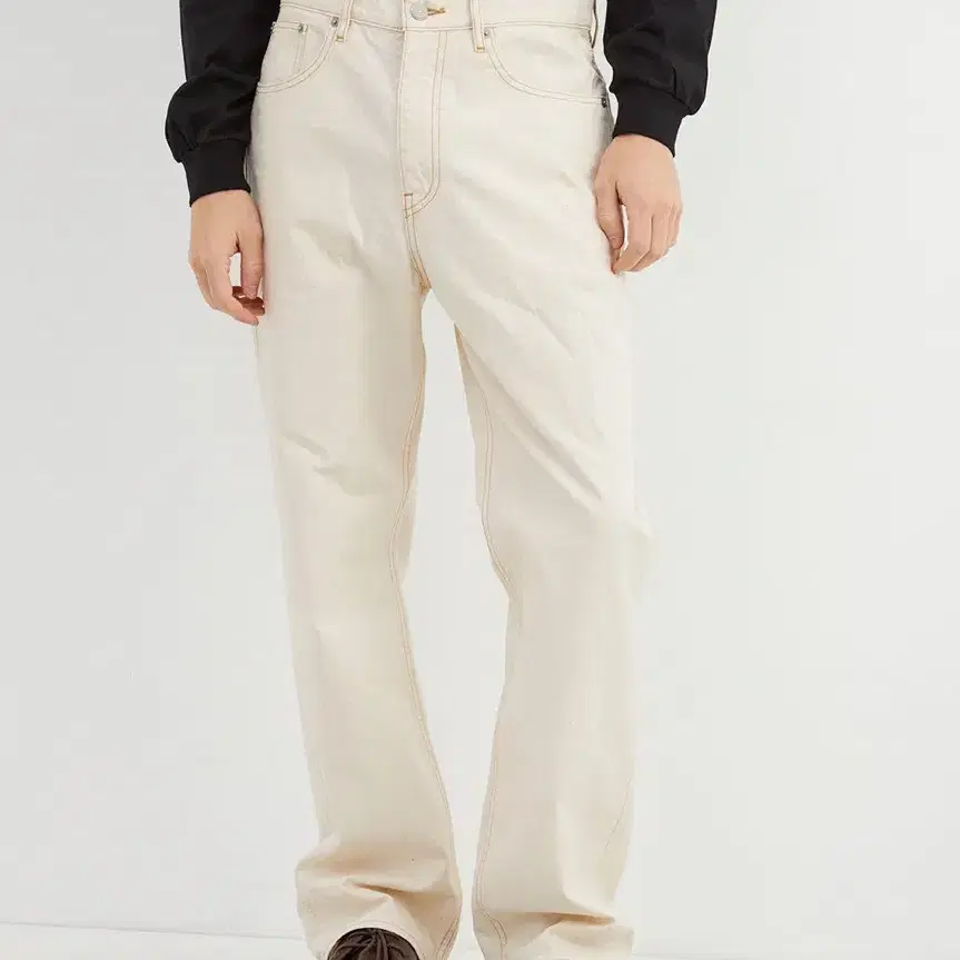 오라리 Slub Duck Pants natural