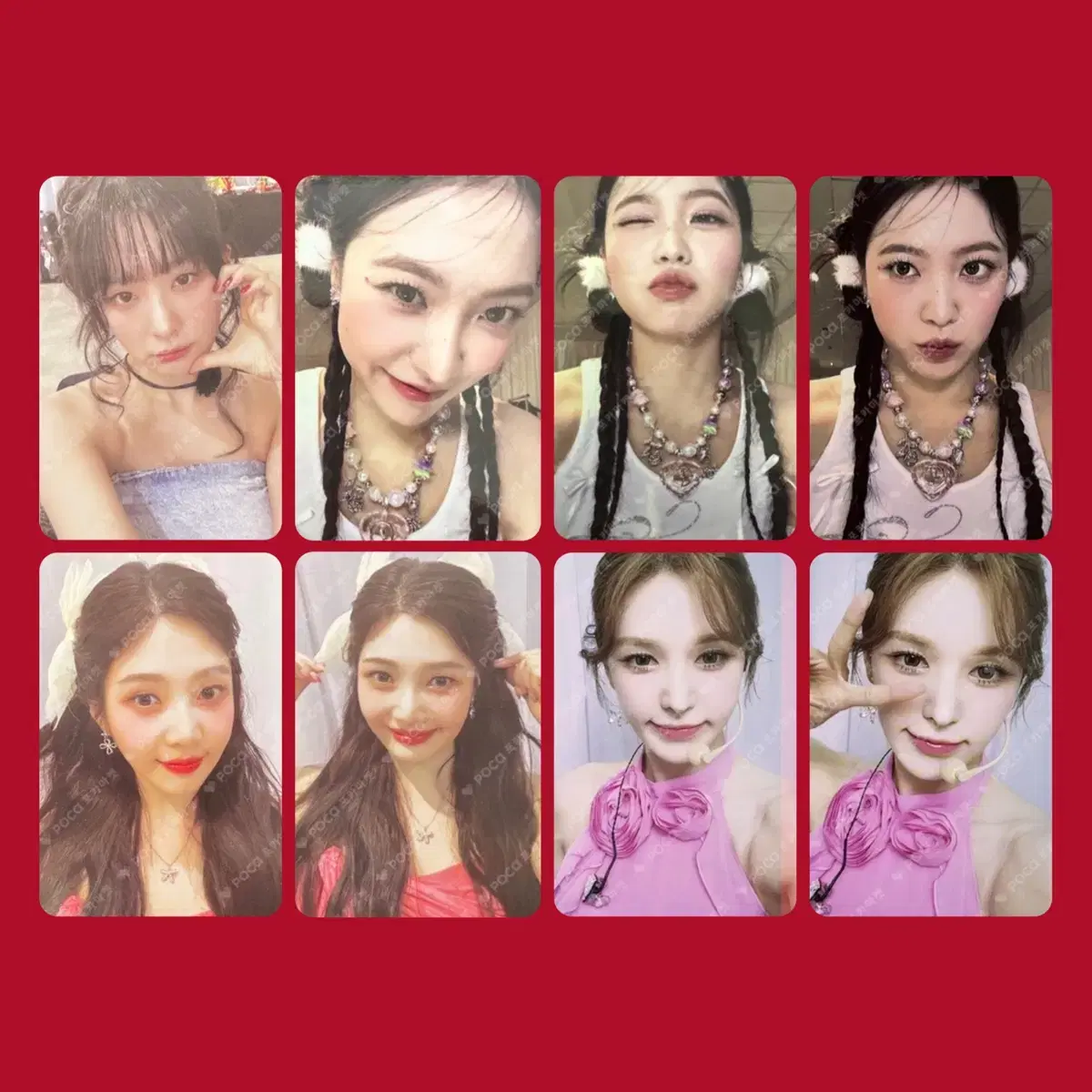 [RedVelvet]레드벨벳 칠킬 트레카 포카 교환