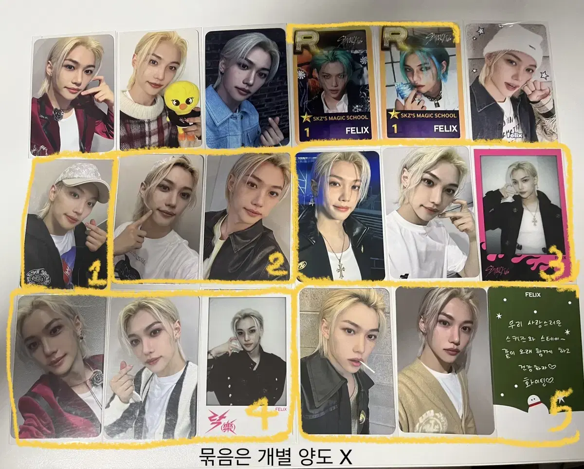 [felix photocard bulk wts] skz straykids No faults Auth.