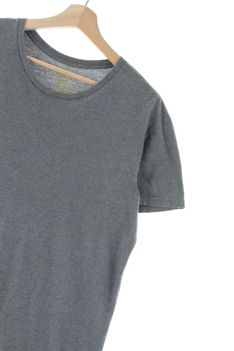 W(M) Polo Ralph Lauren Short-sleeved T-shirt gray cotton old-school basic fit-E148