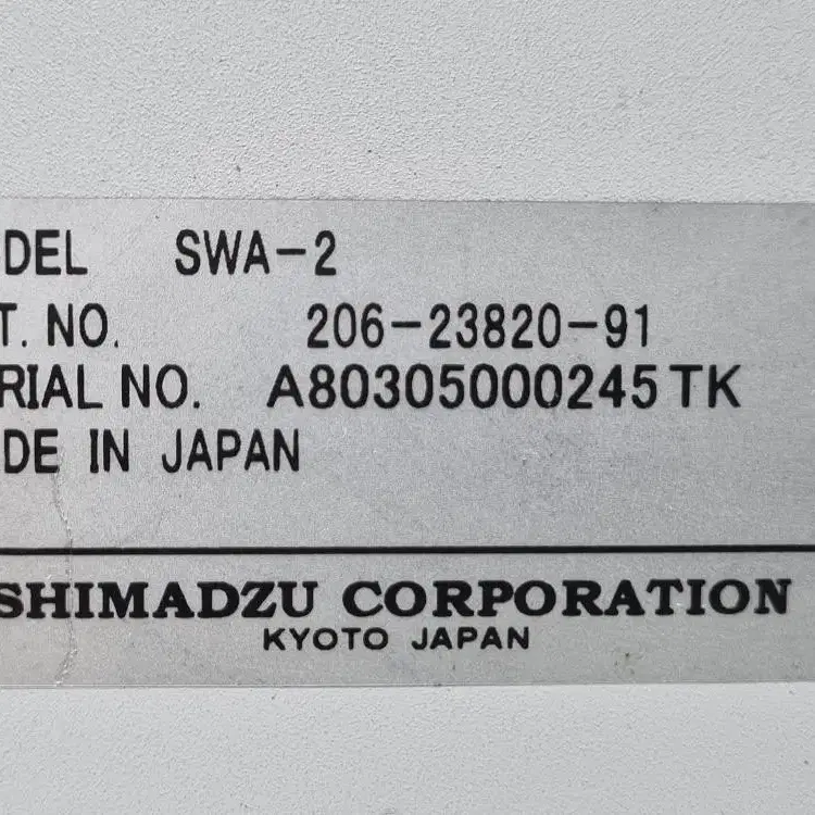 SHIMADZU SWA-2 Sample Waste Unit.