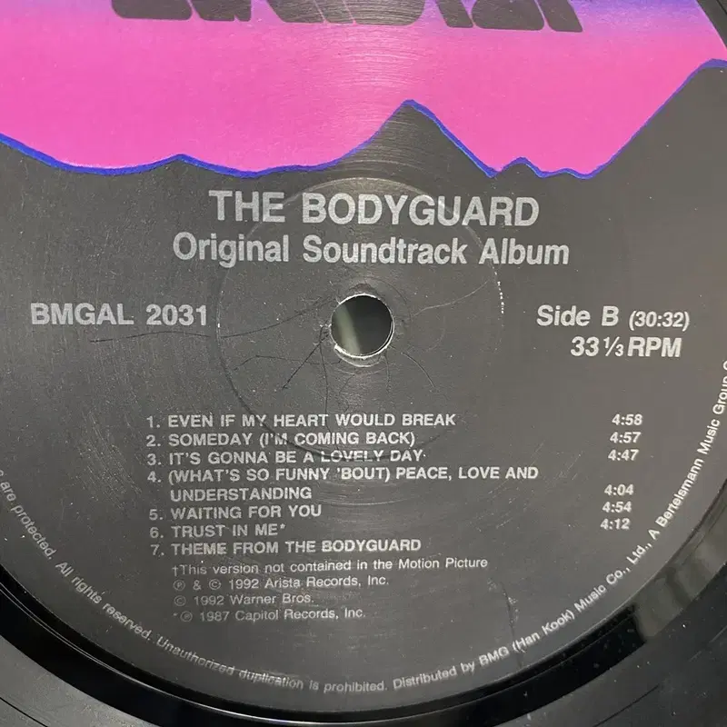 BODYGUARD  LP / AA3088