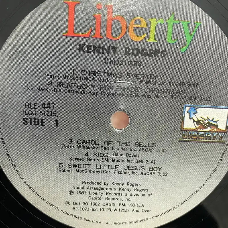 KENNY ROGERS CHRISTMAS LP / AA3096