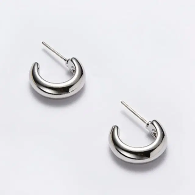 헤이 귀걸이 mignon hoop earring 실버