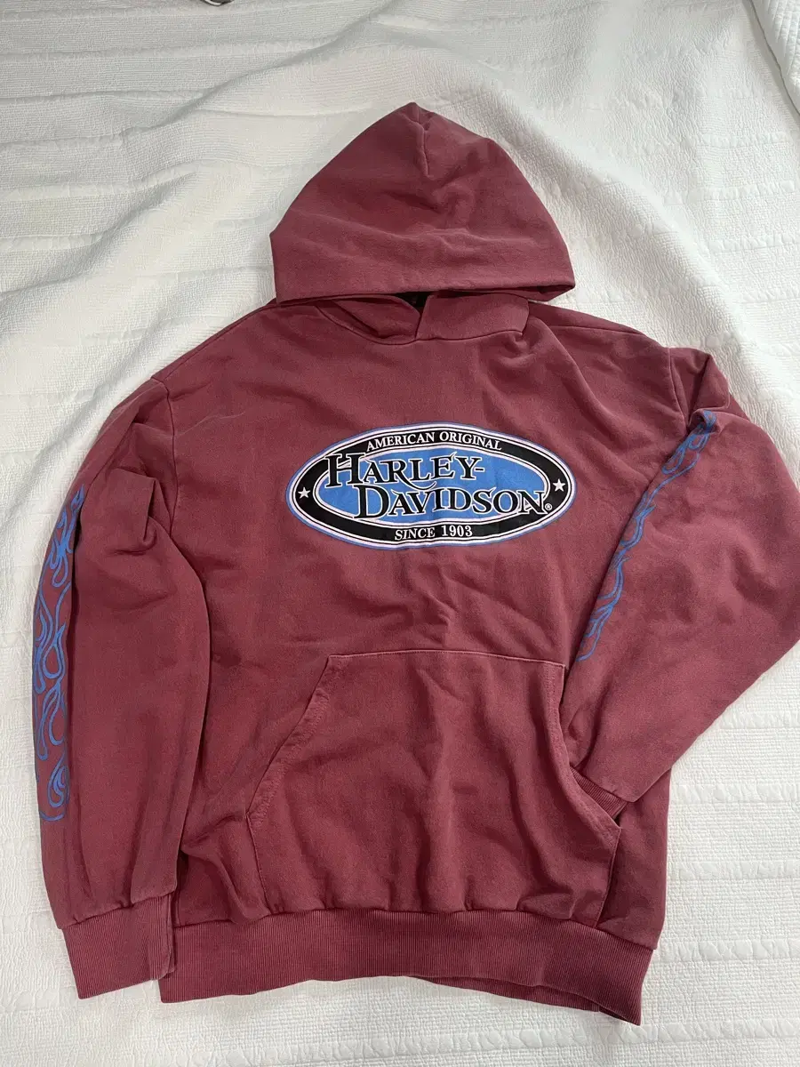 Harley Davidson Violet Burgundy Hoodie