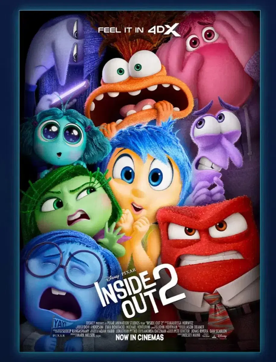 Inside Out2 cgv 4DX poster pre-order benefit sealed WTS