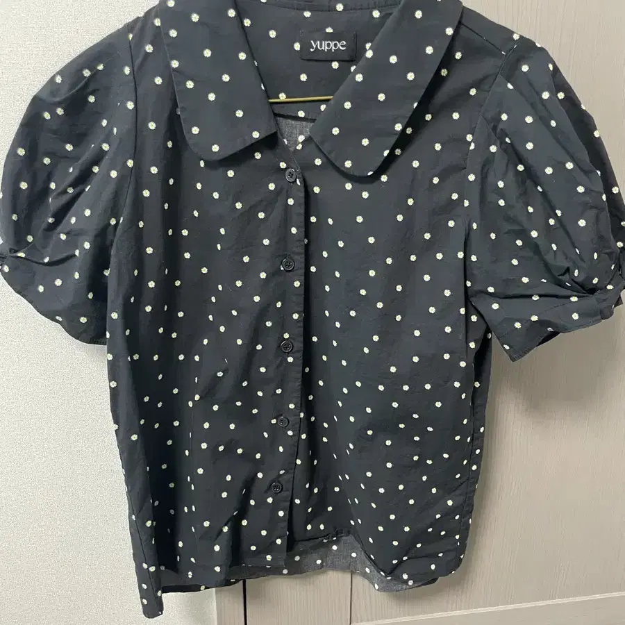 29cm 구입, 엽페 flower puff shirt 블라우스