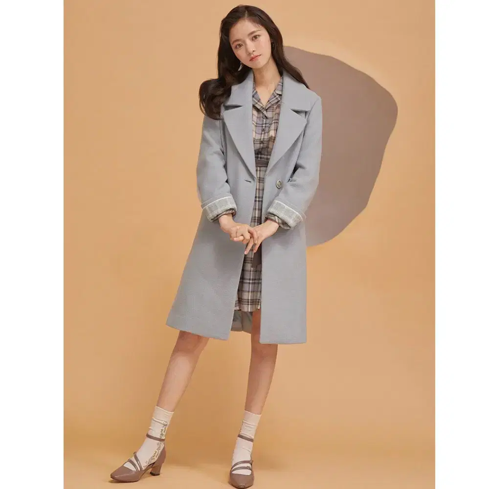 [ROEM] 로엠 빅카라 울 코트