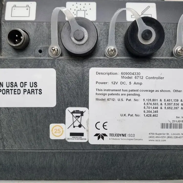 TELEDYNE ISCO 609004330 6712 Controller.