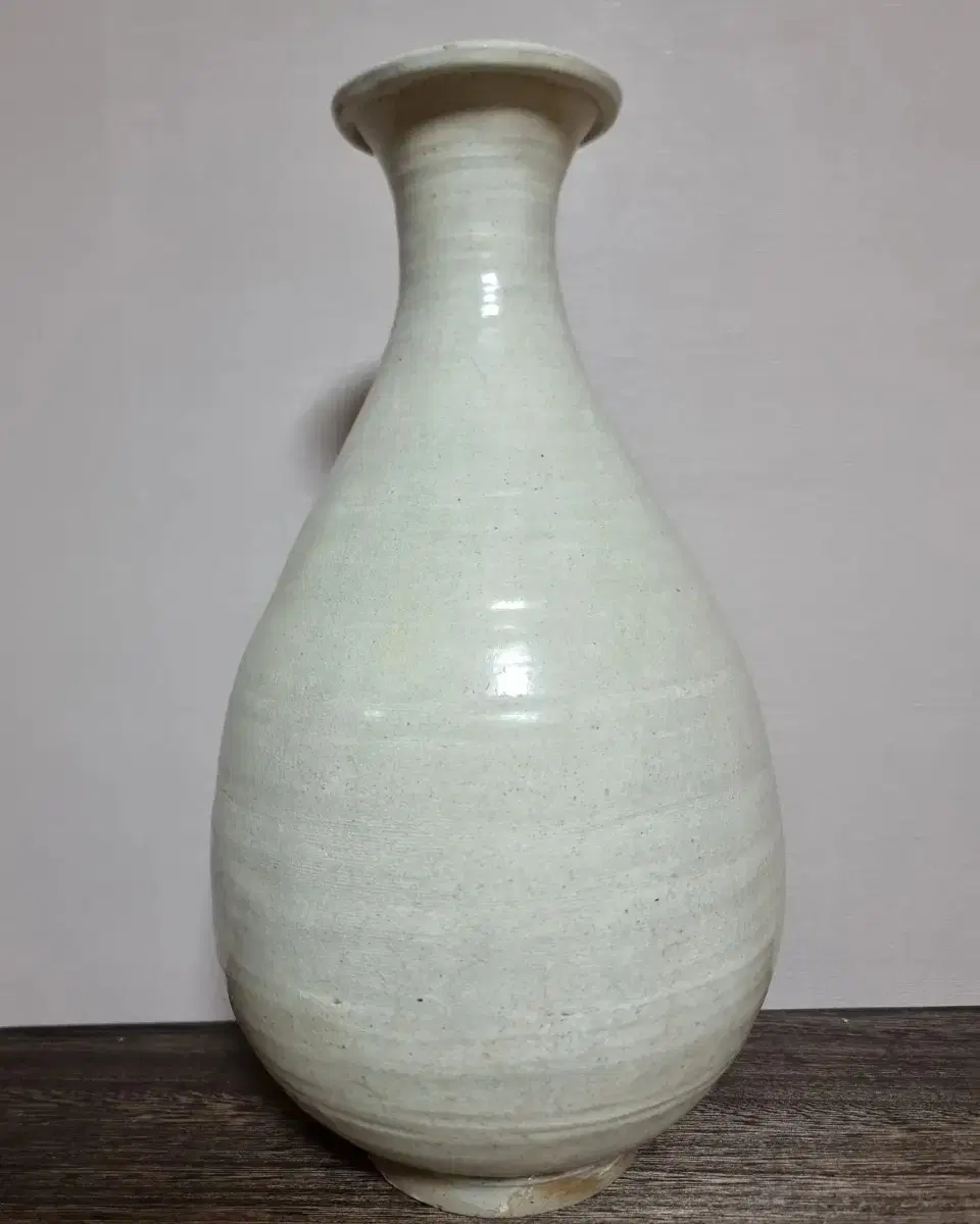 골동품 조선백자 주병 높이33cm