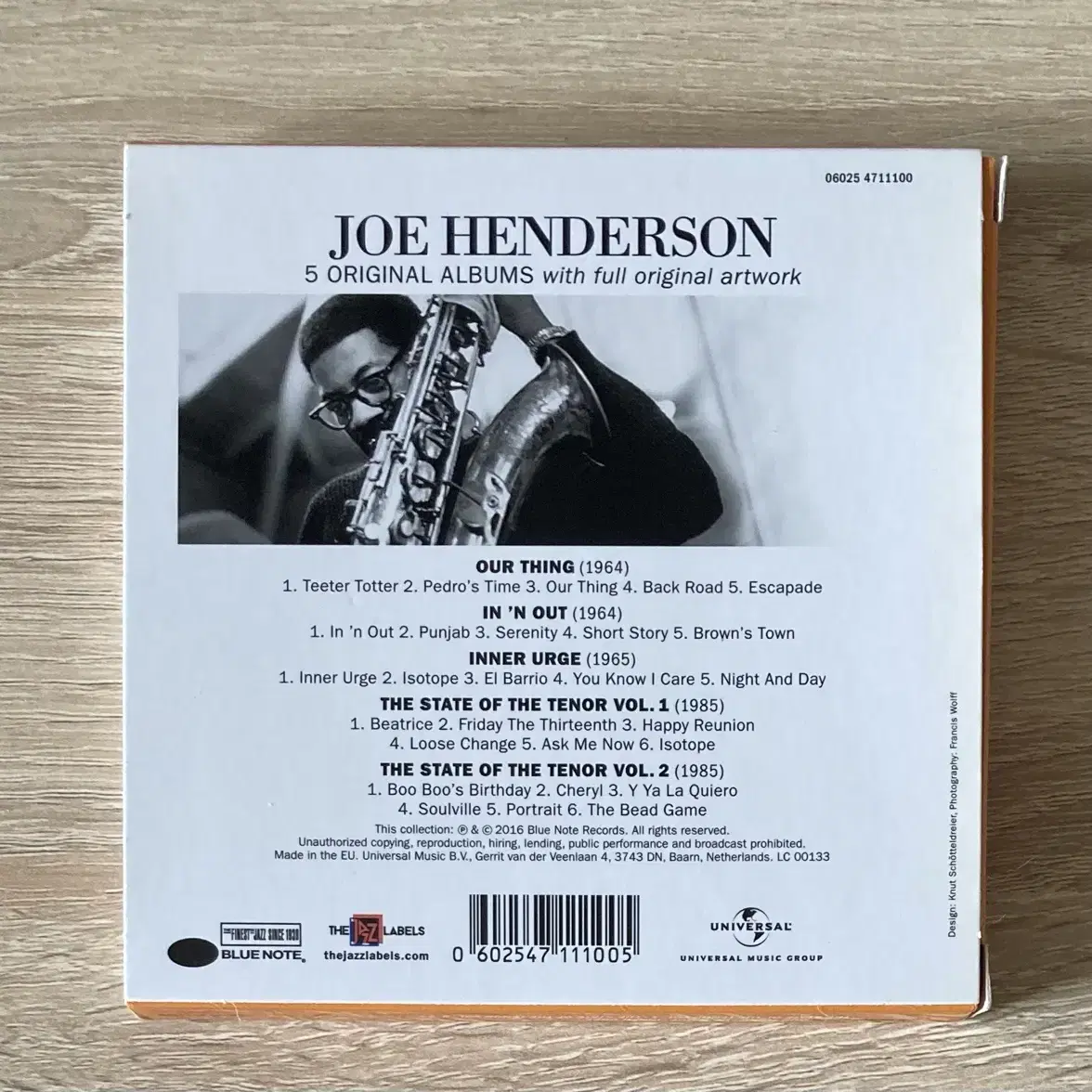 조 헨더슨 (Joe Henderson) 5CD Boxset 판매