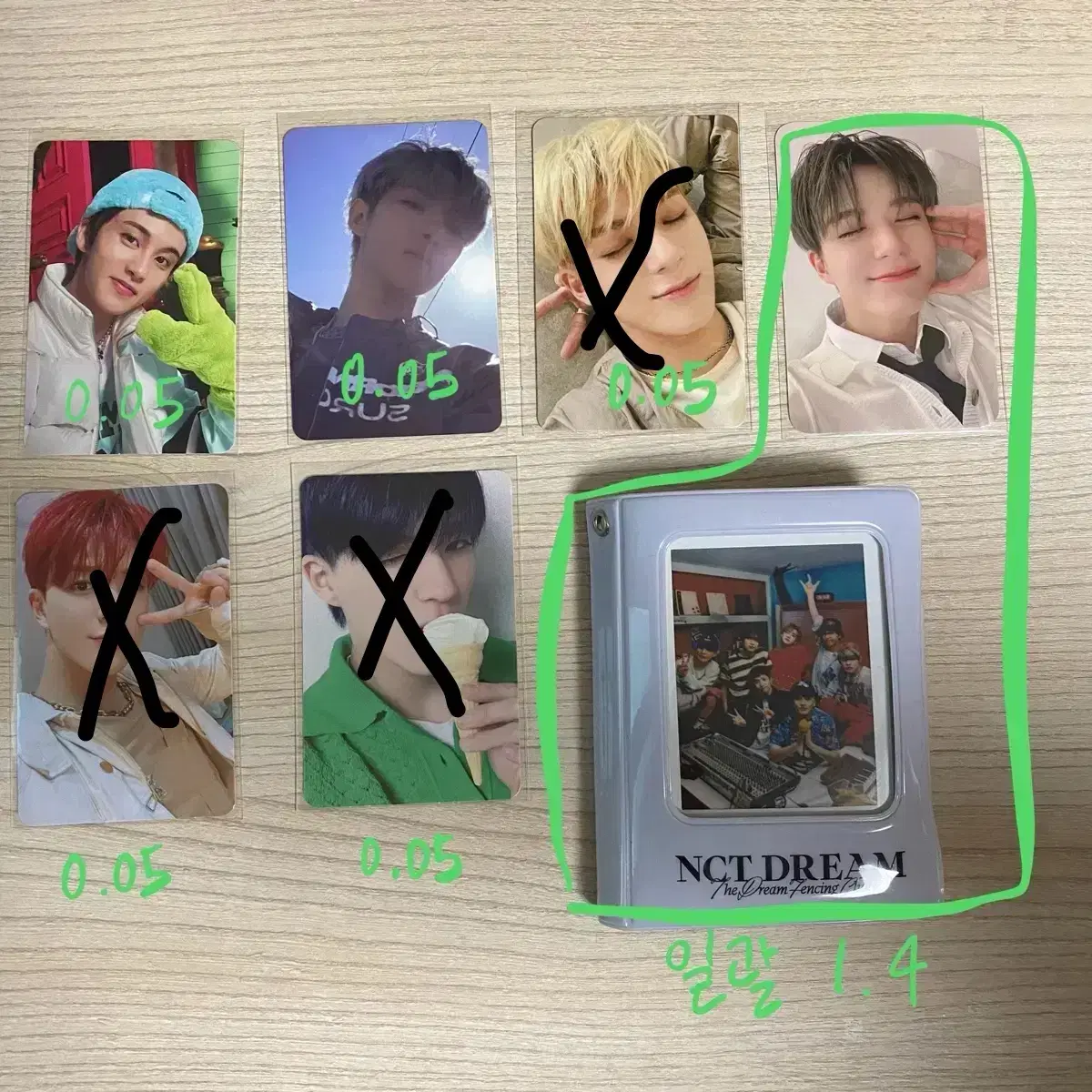 nct dream photocard photocard collectbook wts nct dream mark jeno